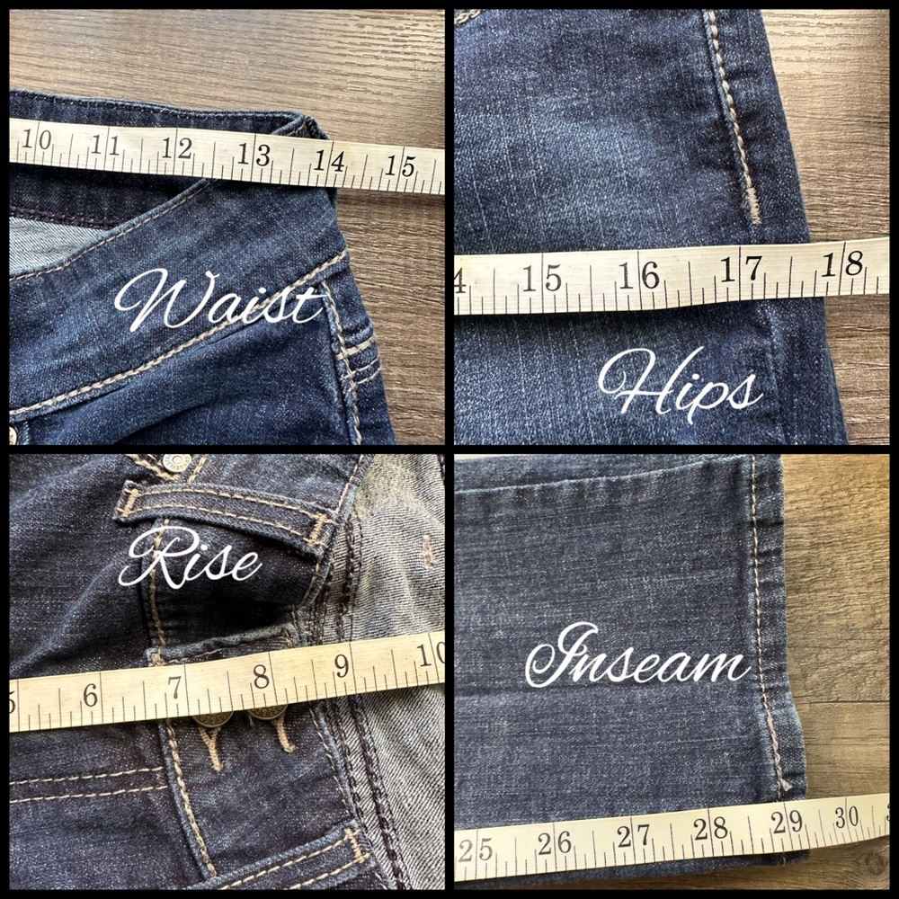 Levi’s Women’s Curvy 529 Skinny Leg Irregular Double Button Jean Size 8M - Picture 10 of 10